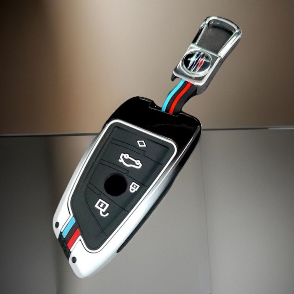 Metal Protection Car Key Case Cover Fob Shell for BMW